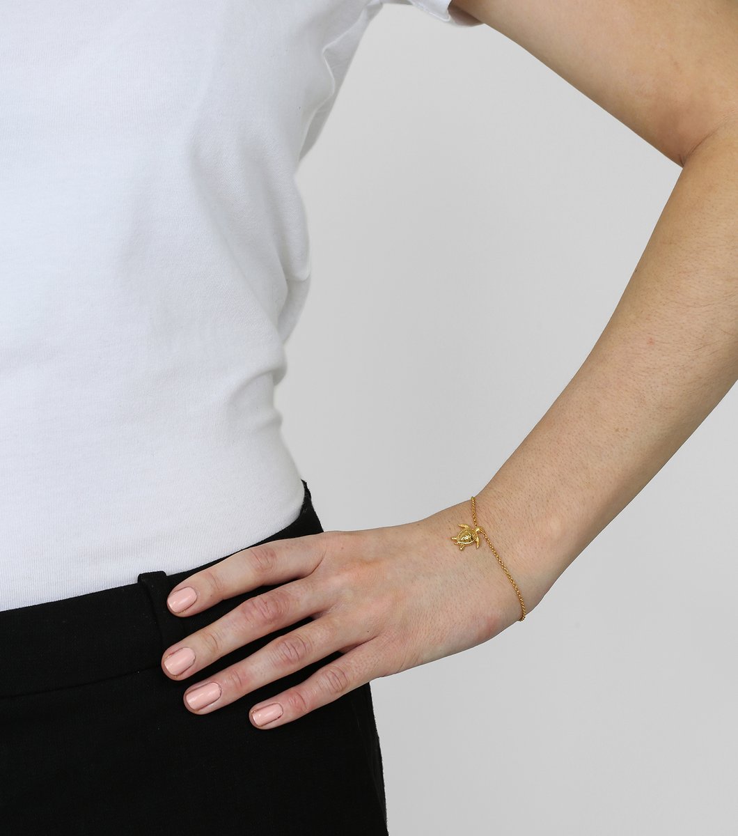 turtle bracelet gold